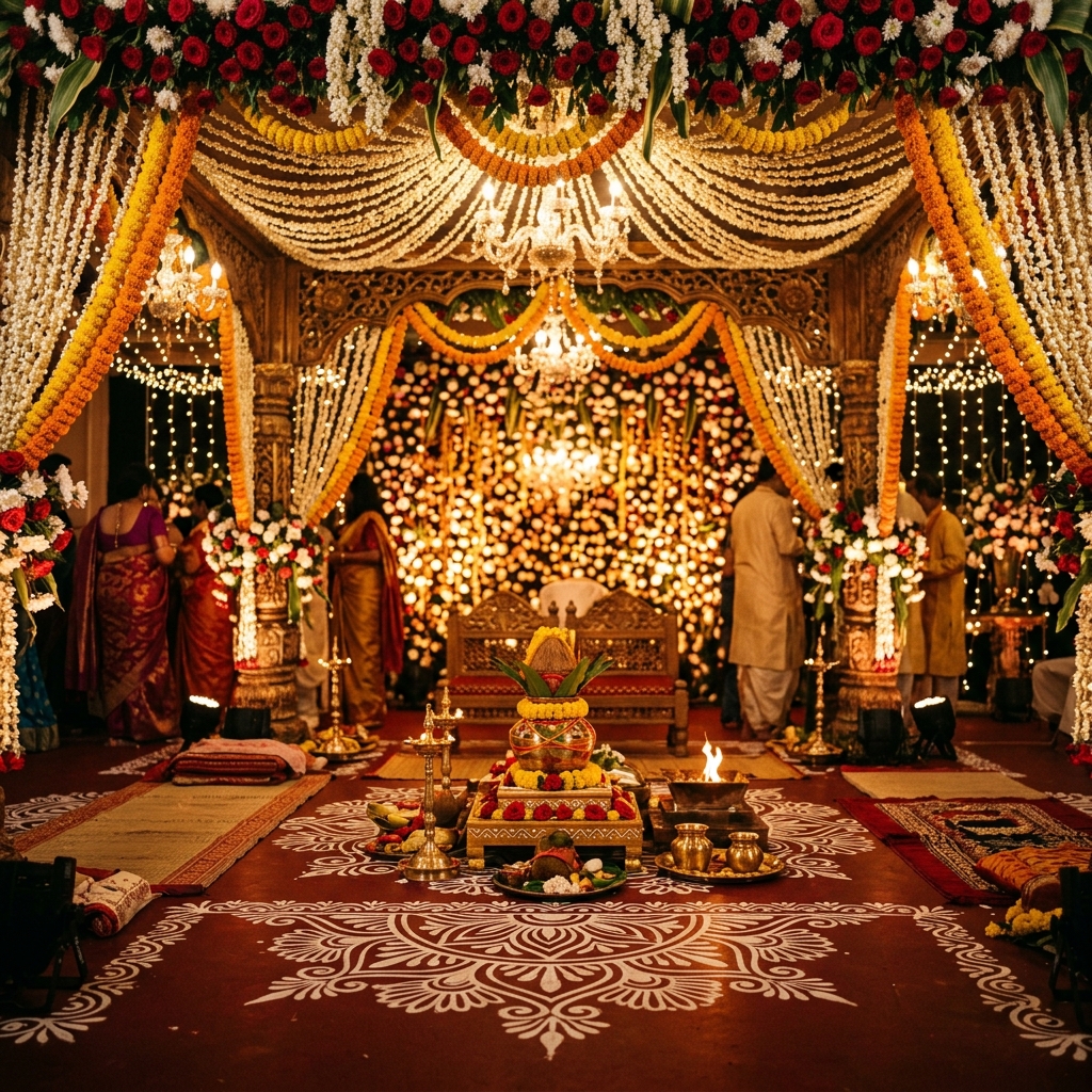 Bengali Wedding Mandap